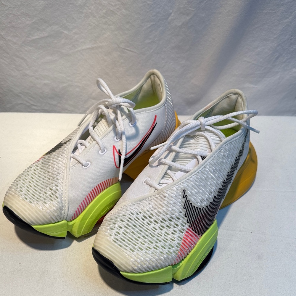 Nike White and Yellow Athletic Shoes